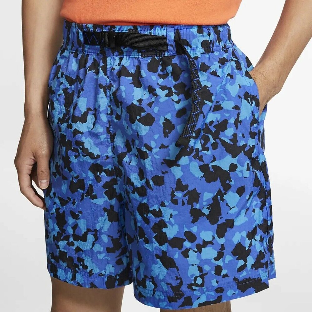 Nike ACG Men’s Woven Shorts AOP Blue Camo
